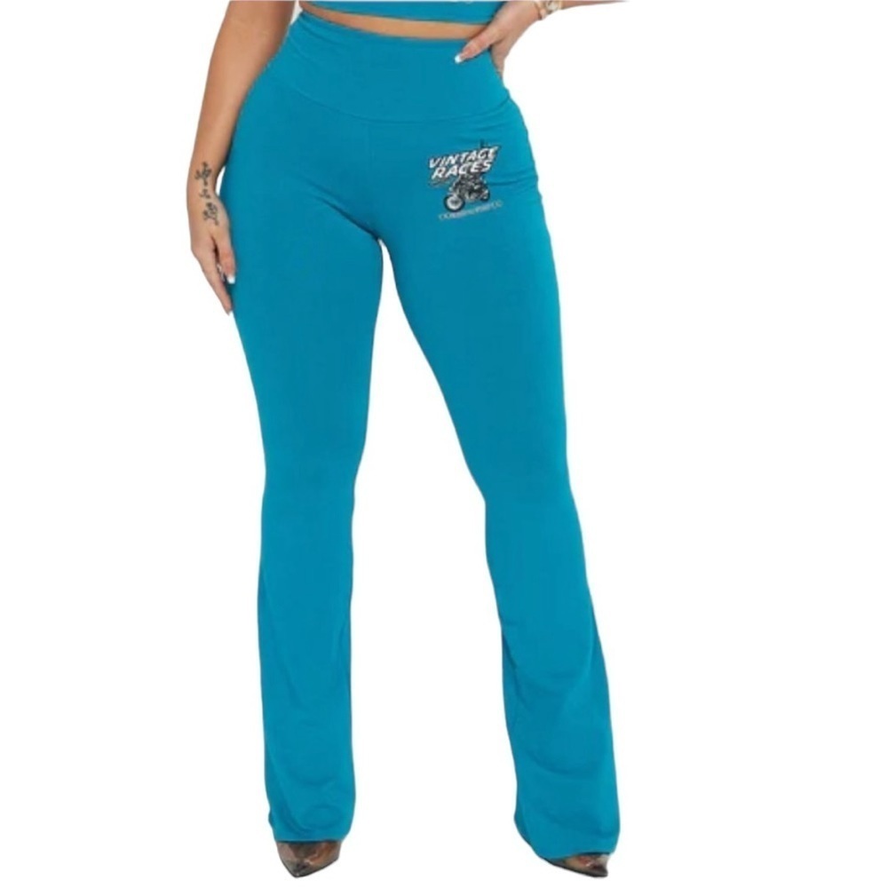 Speed Racer Teal Legging Pants
New - Picture 2 of 6